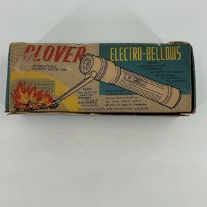 Clover Electro Bellows Vintage Rare 50’s 60’s Camping Bbq Electric Fast Shipping